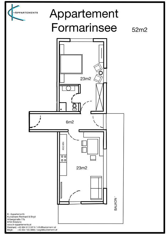 K-Appartements Klosterle Esterno foto