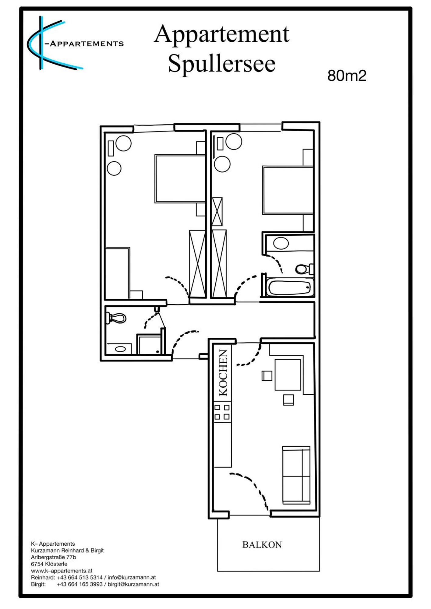 K-Appartements Klosterle Esterno foto